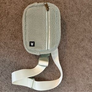 Thread fuzzy crossbody bag